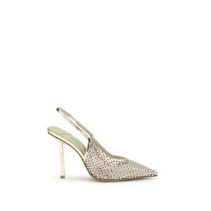 LE SILLA Silver Nylon Platform Women's Pumps